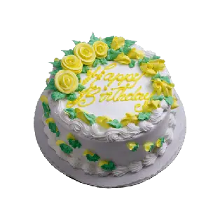 Yellow Flower Cake